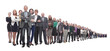 © ASDF - Collage of a group of people portrait smiling