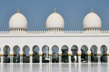 Poster - Beautiful shot of Sheikh Zayed Grand Mosque in Abu Dhabi