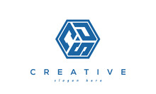 CDS Creative Polygon Three Letter Logo Design Victor