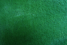 Seamless Texture Of Dark Green Cement Old Wall A Rough Surface, With Space For Text, For A Background..