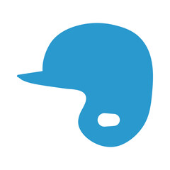 Sticker - Baseball Helmet Icon