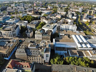 Poster - Downtown Essen aerial view