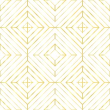 Gold Abstract Line Geometric Diagonal Square Seamless Pattern Background. Vector Illustration.