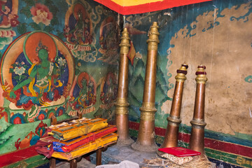 Wall Mural - Rongbuk Monastery, Mt. Everest National Nature Reserve, Shigatse Prefecture, Tibet, China