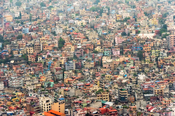 Wall Mural - Aerial view of Kathmandu, Nepal