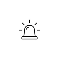 Poster - siren icon, siren symbol vector