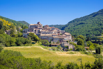 Wall Mural - France, Ardèche (07), village perché.