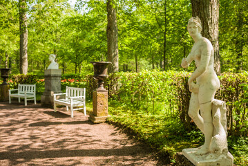 Wall Mural - Sweden, Oland Island, Borgholm, Solliden Slott palace, Swedish Royal Family summer palace, palace gardens, springtime