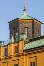 Sweden, Varmland, Karlstad, Detail Of The Gymnasium Adolph-Fredriciaum Building, Built In 1759 (Editorial Use Only)