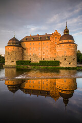 Poster - Sweden, Narke, Orebro, Orebro Castle, sunset