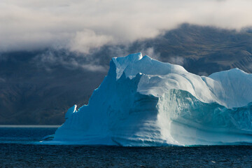 Poster - Floating iceberg in the ocean, Greenland