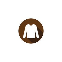 Sticker - long sleeve shirt icon.