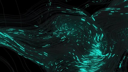 Aufkleber - Light rays background. Motion graphics background. Particle light rising, particle line stripe background.