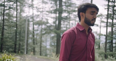 Poster - A lovely Indian couple in a park