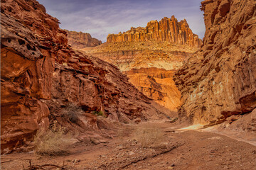 Poster - Chimney Rock, Capitol Reef, Utah