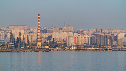 Sticker - Industrial zone of Baku city