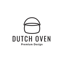 Traditional Dutch Oven Logo Design Vector Graphic Symbol Icon Sign Illustration Creative Idea