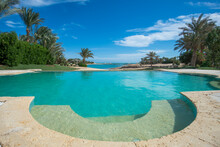 Swimming Pool At At Luxury Tropical Holiday Villa