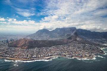 Wall Mural - Cape town air panorama