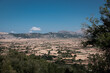 View to Lassithi plateau in Crete, Greece