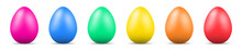 Colorful Easter Egg Graphics.Spring Themed Eggs. Spring Color Palette.