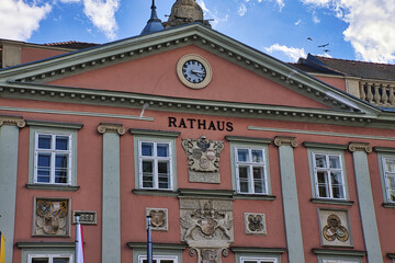 Sticker - old town hall in Wiener Neustadt, Austria