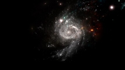Wall Mural - science fiction wallpaper. beauty of deep space. colorful graphics for background, like water waves,