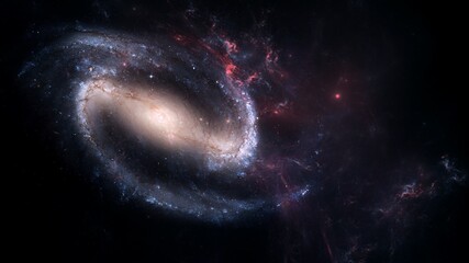 Wall Mural - science fiction wallpaper. beauty of deep space. colorful graphics for background, like water waves,
