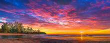 Ko Lanta, Krabi Thailand Sunset At The Beach