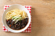 © topntp - Jajangmyeon or JJajangmyeon is Korean Noodle with Black Sauce