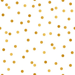 Poster - Elegant Gold Dot Pattern Design Background