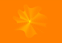 Abstract Orange Flower Background