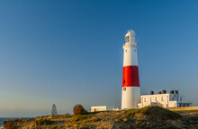 Beautiful Shot Of A Portland Bill Lighthouse In The UK