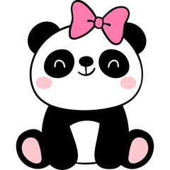 Baby panda girl