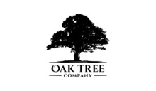 Silhouette Oak Tree Logo Illustration, Tree Of Life Design Template Inspiration