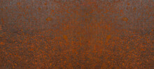 Grunge Rusty Orange Brown Metal Corten Steel Stone Background Texture