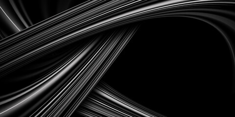 black and gray abstract wave texture
