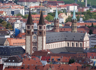 Canvas Print - Dom in Würzburg