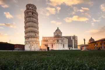 World famous leaning Tower of Pisa, Tuscany, Italy.