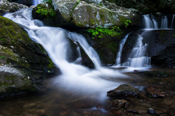 Sticker - Waterfall in great smoky mountains national park