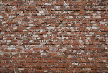 Wall Mural - red brick wall, can be used as wallpaper and background