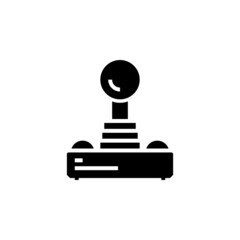 Poster - joystick vector icon. computer component icon solid style. perfect use for logo, presentation, website, and more. simple modern icon design solid style