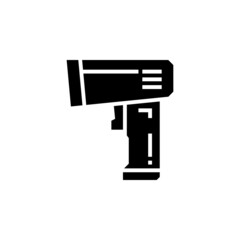 Poster - barcode reader vector icon. computer component icon solid style. perfect use for logo, presentation, website, and more. simple modern icon design solid style