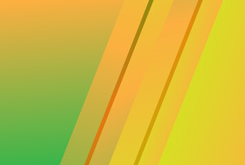 Wall Mural - Orange and Green Gradient Diagonal Background