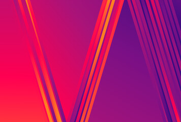 Wall Mural - Purple Pink and Orange Gradient Diagonal Background