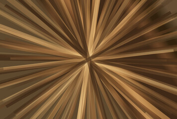 Wall Mural - Abstract Brown Radial Background Vector Graphic