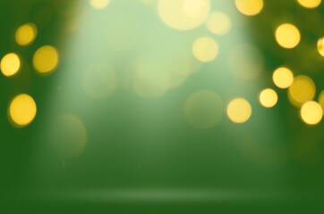 Wall Mural - product showcase with spotlight. use as montage for product display. background with blurred bokeh a