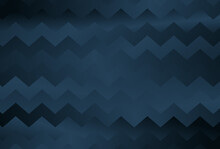 Abstract Dark Blue Gradient Zig Zag Pattern Background Vector Image