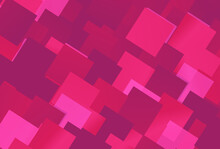 Abstract Pink Square Background