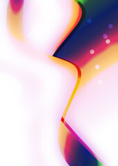 Wall Mural - Abstract Pink Blue and Orange Background Image